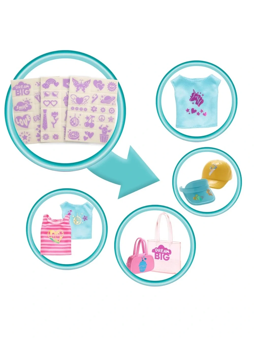 Barbie Make & Sell Boutique Playset w/ Foil Design Tools Clothes & Accessories